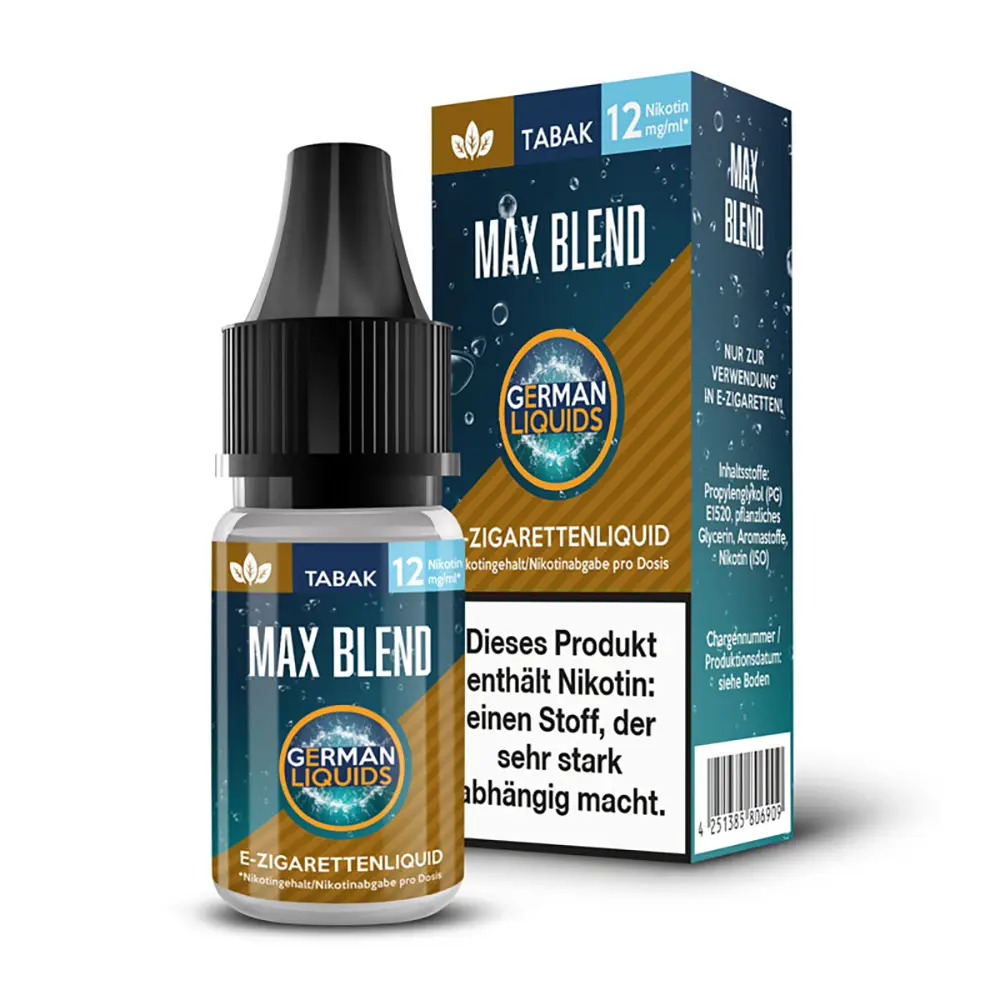 German Liquids Liquid - German s Max Blend - 12mg German Liquids Liquid - German s Max Blend - 12mg