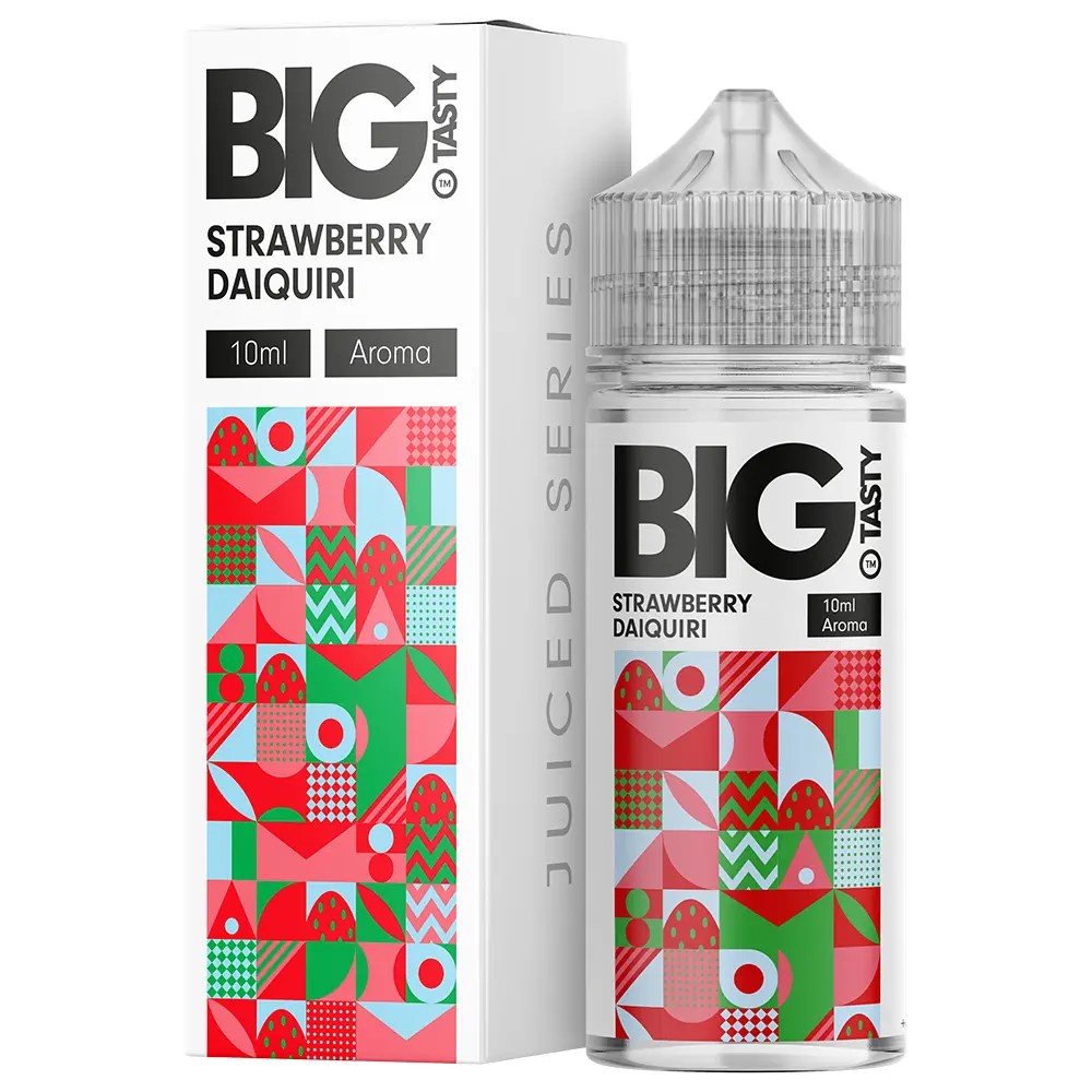 Big Tasty Aroma Longfill - Strawberry Daiquiri - 10ml in 120ml Flasche 