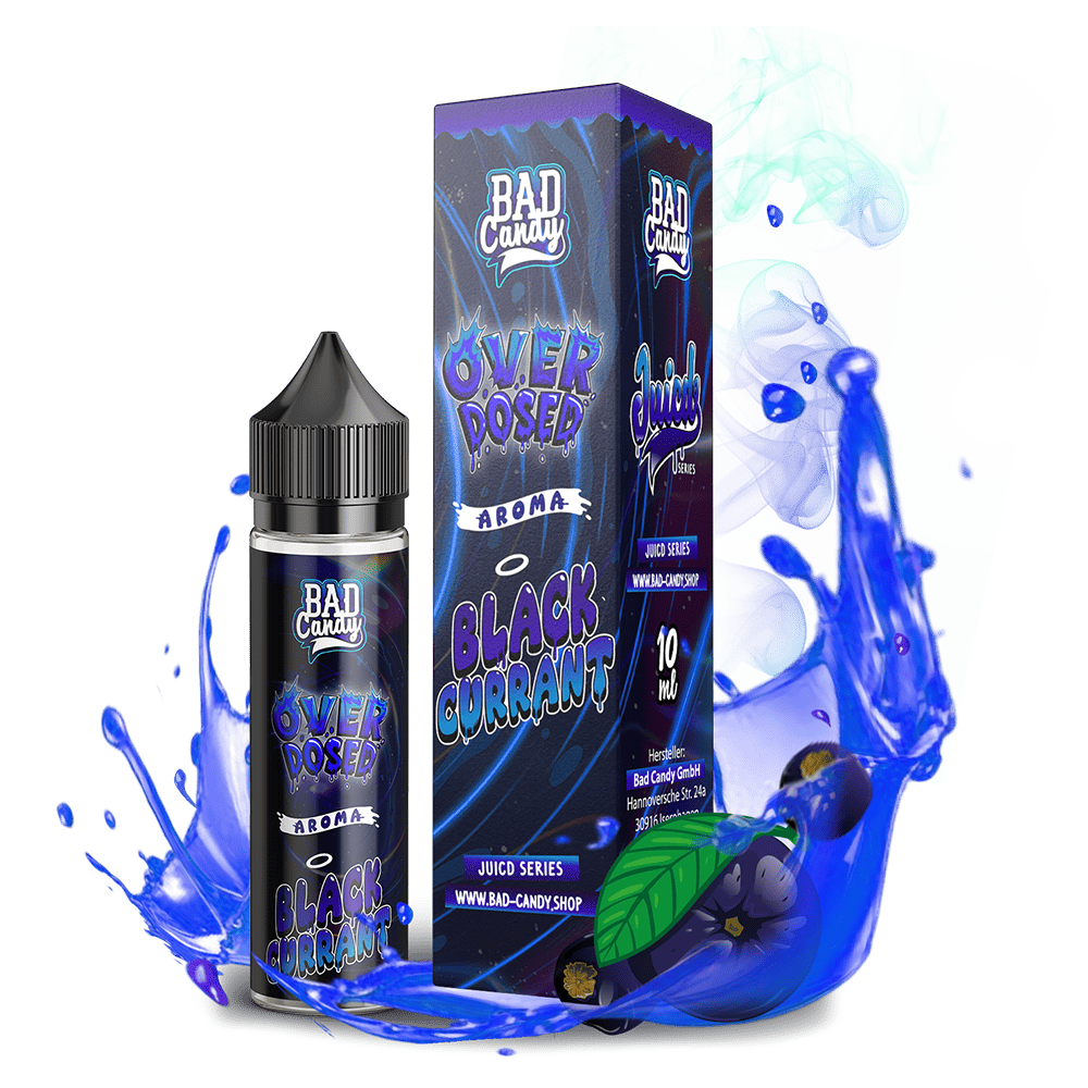 Bad Candy Longfill - Blackcurrant Lemonade - Overdosed 10ml Aroma in 60 ml Flasche Bad Candy Longfill - Blackcurrant Lemonade - Overdosed 10ml Aroma in 60 ml Flasche