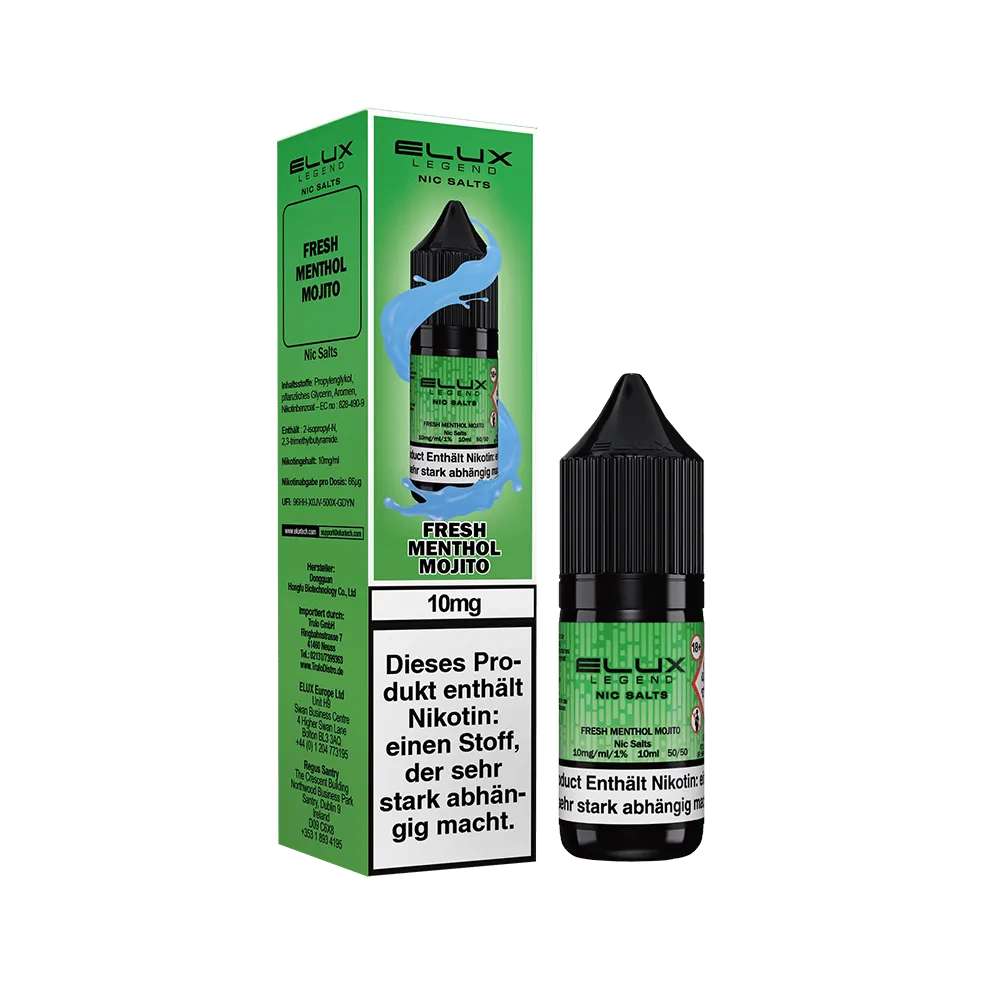 Elux - Fresh Menthol Mojito 10ml Nikotinsalz Liquid