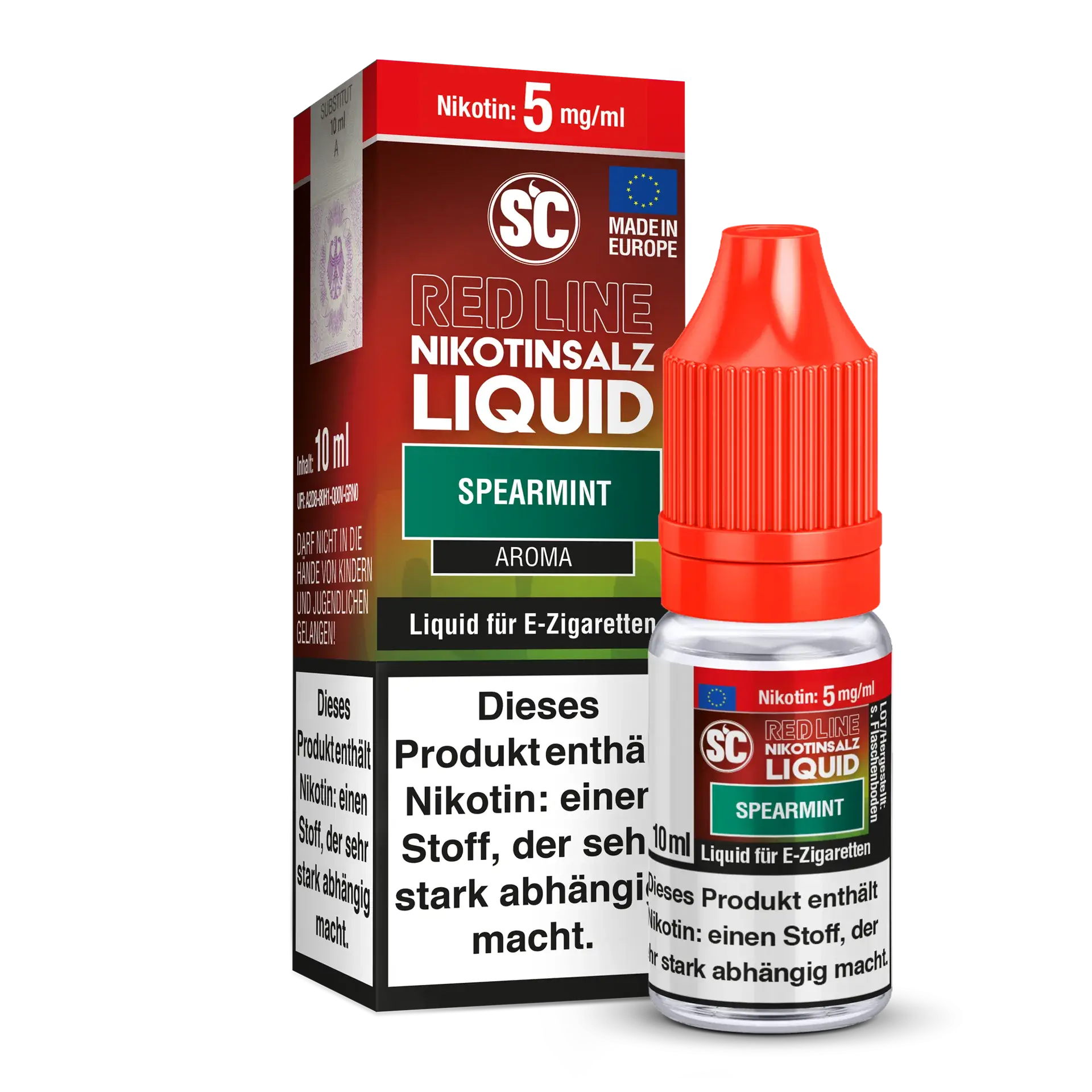 SC Red Line - Spearmint 10ml Nikotinsalz Liquid