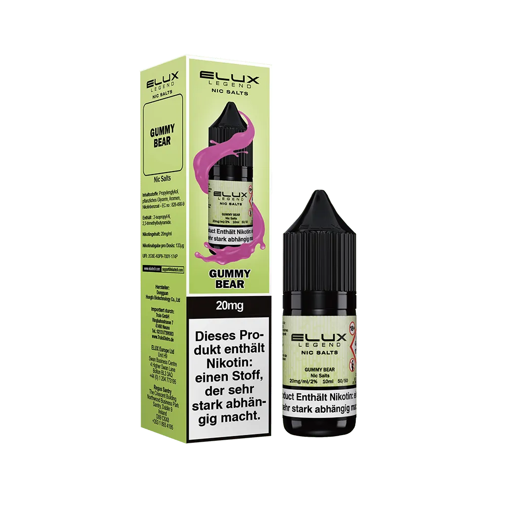 Elux - Gummy Bear 10ml Nikotinsalz Liquid