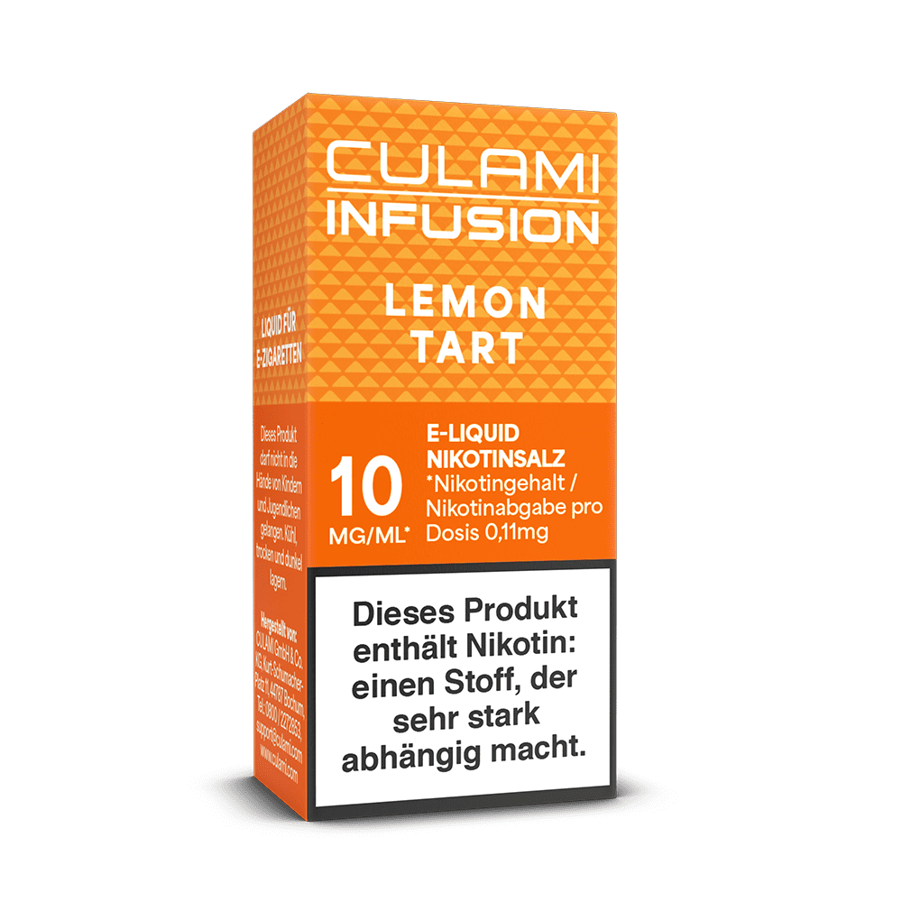 Culami Infusion Nikotinsalz - Lemon Tart - Liquid 10mg 10ml 