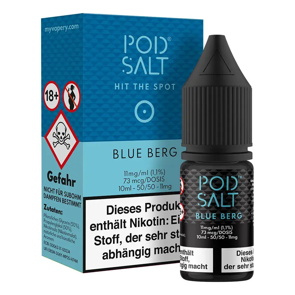 Pod Salt Nikotinsalz - Core Blue Berg - Liquid 11mg