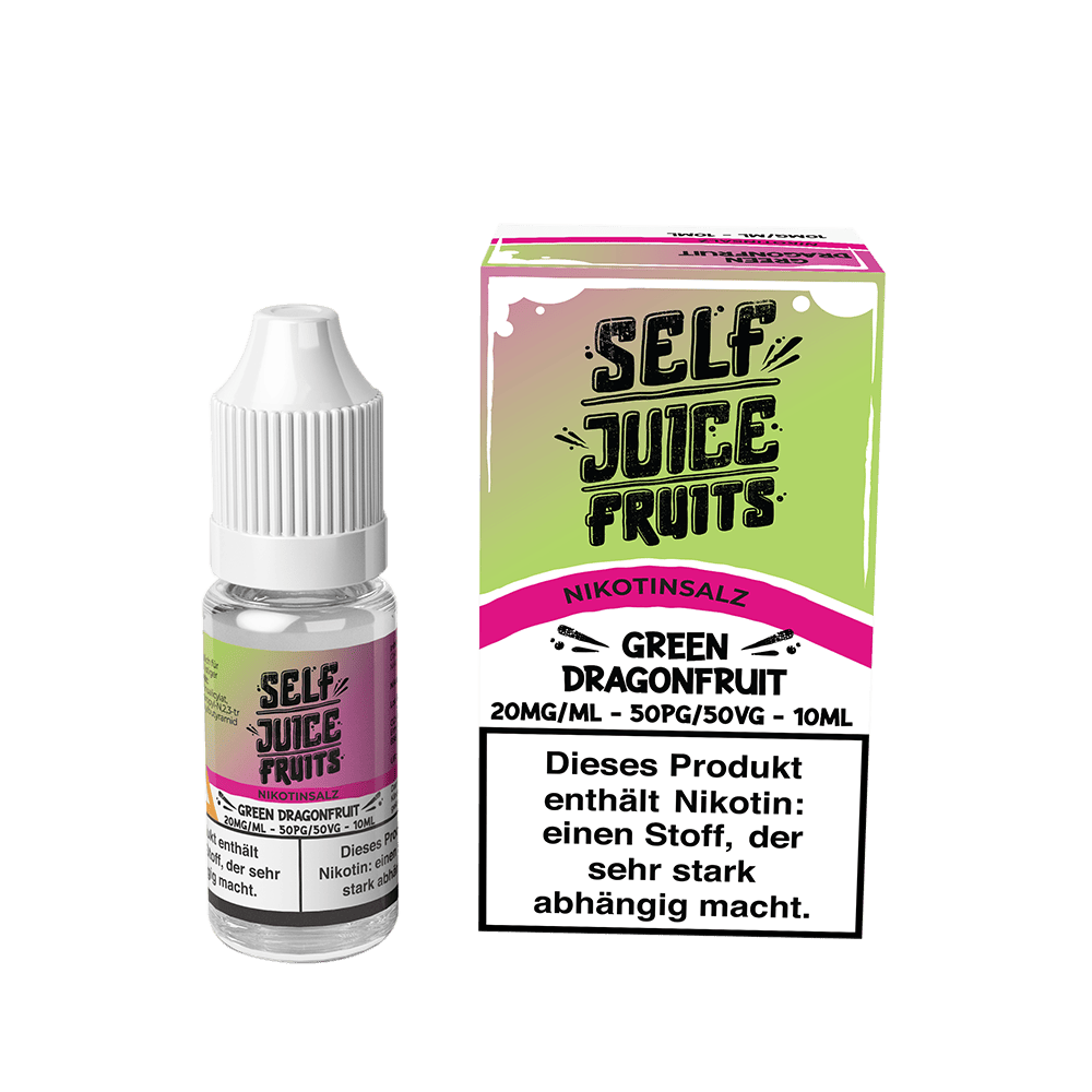 Self Juice Nikotinsalz - Green Dragonfruit - 10ml Liquid 20mg Self Juice Nikotinsalz - Green Dragonfruit - 10ml Liquid 20mg