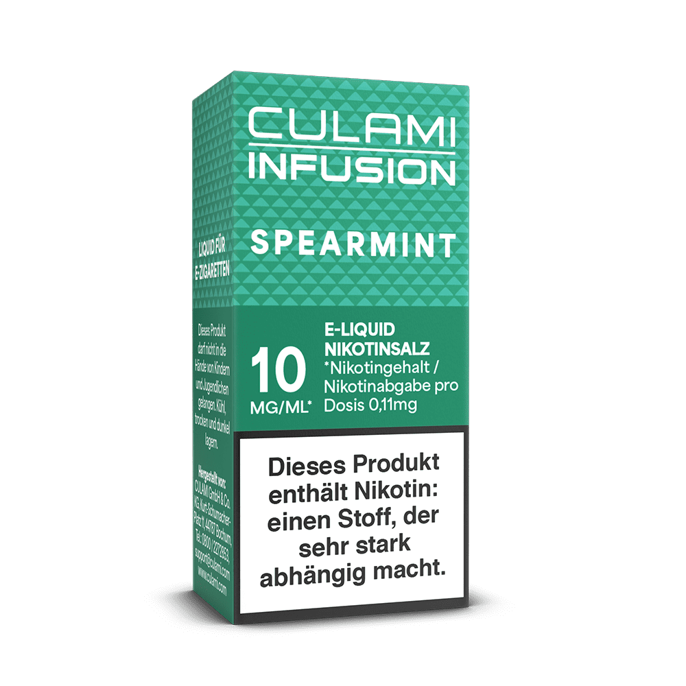 Culami Infusion Nikotinsalz - Spearmint - Liquid 10mg 10ml 