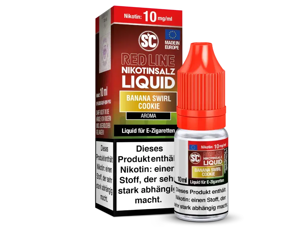 SC Red Line - Banana Swirl Cookie 10ml Nikotinsalz Liquid
