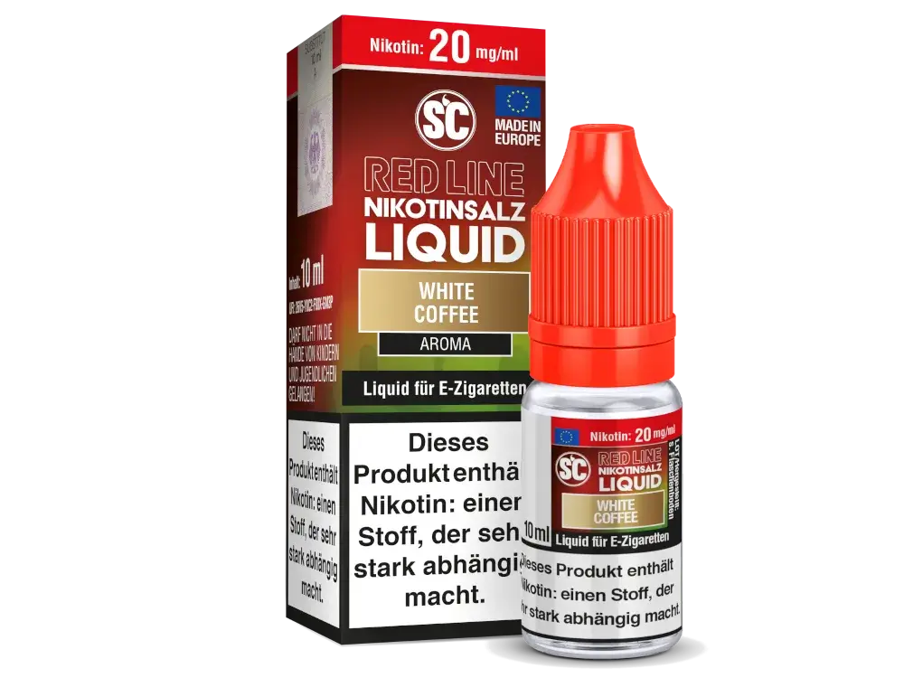 SC Red Line - White Coffee 10ml Nikotinsalz Liquid