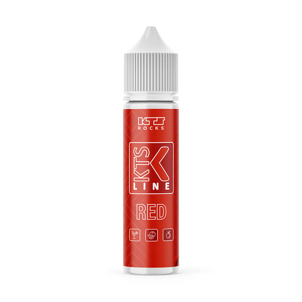 KTS Line Red Aroma Longfill 10ml in 60ml Flasche 