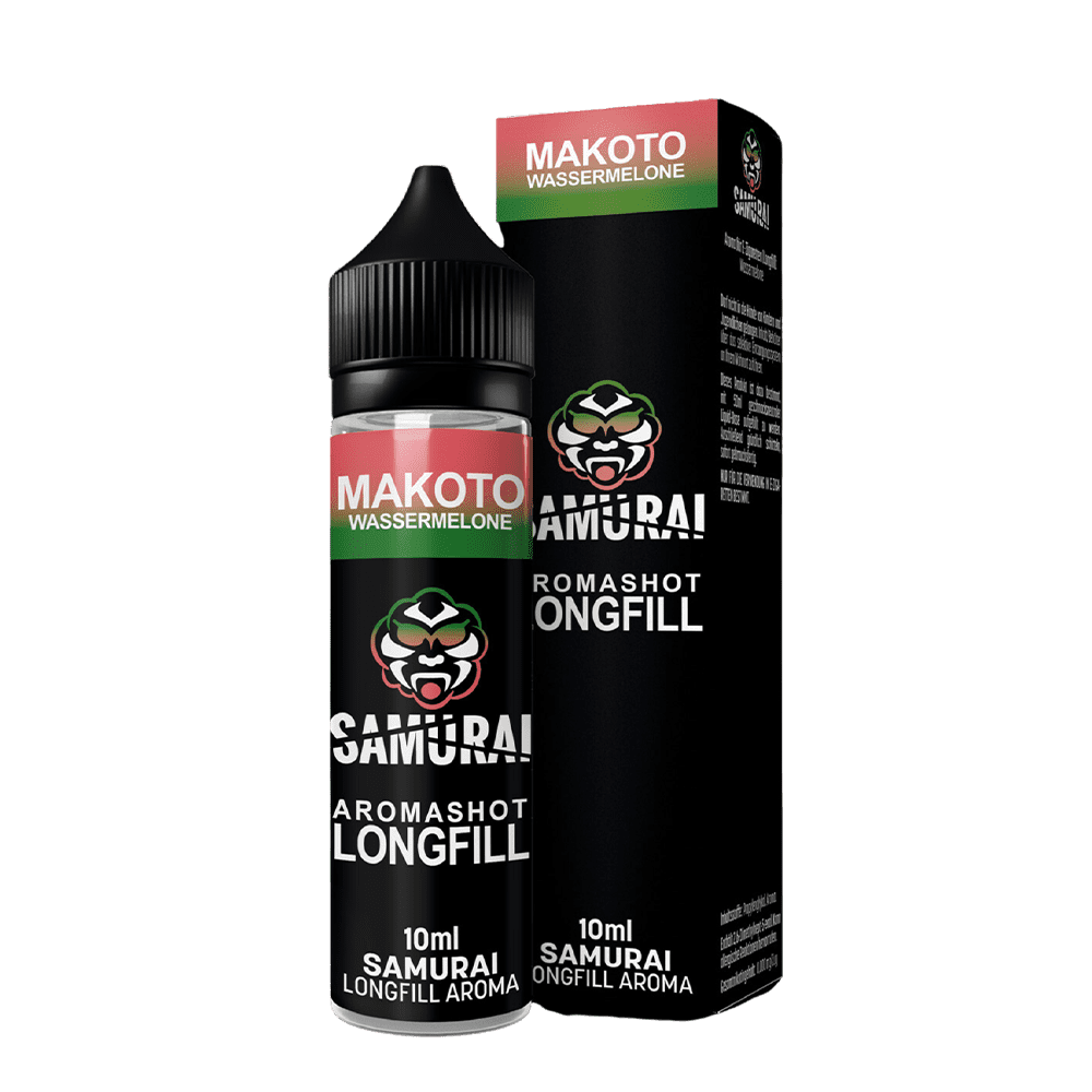 Samurai Aroma Longfill - Makoto Wassermelone - 10ml in 60ml Flasche Samurai Aroma Longfill - Makoto Wassermelone - 10ml in 60ml Flasche