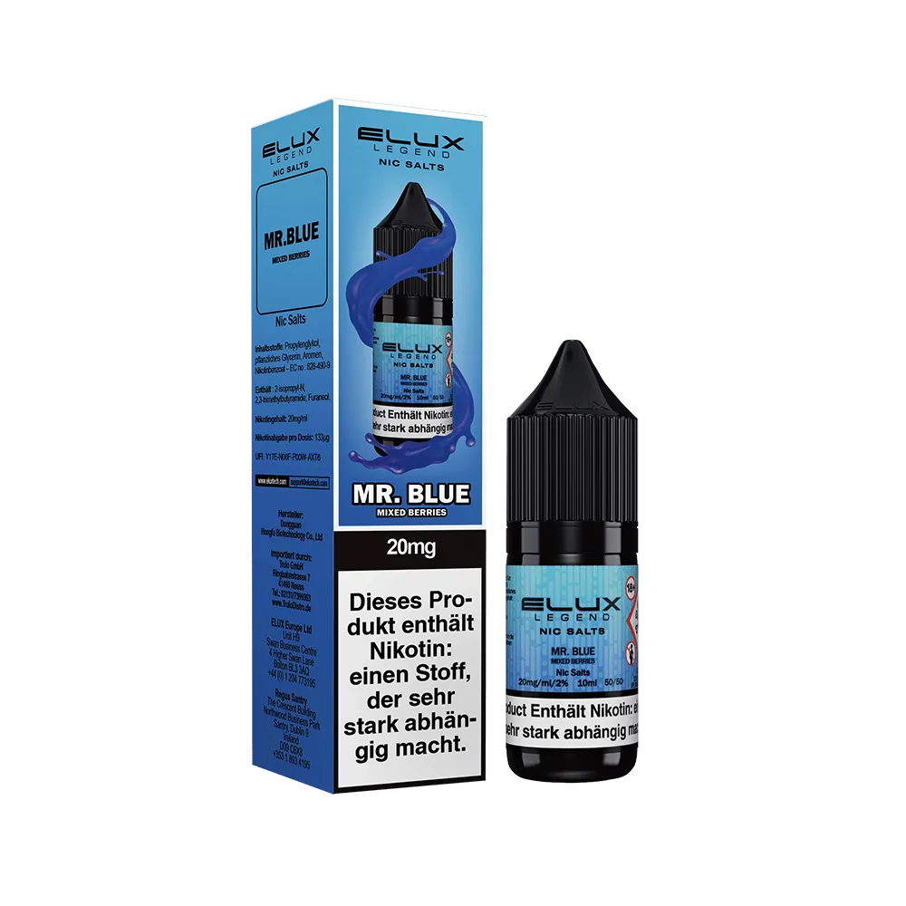 Elux - Mr. Blue 10ml Nikotinsalz Liquid