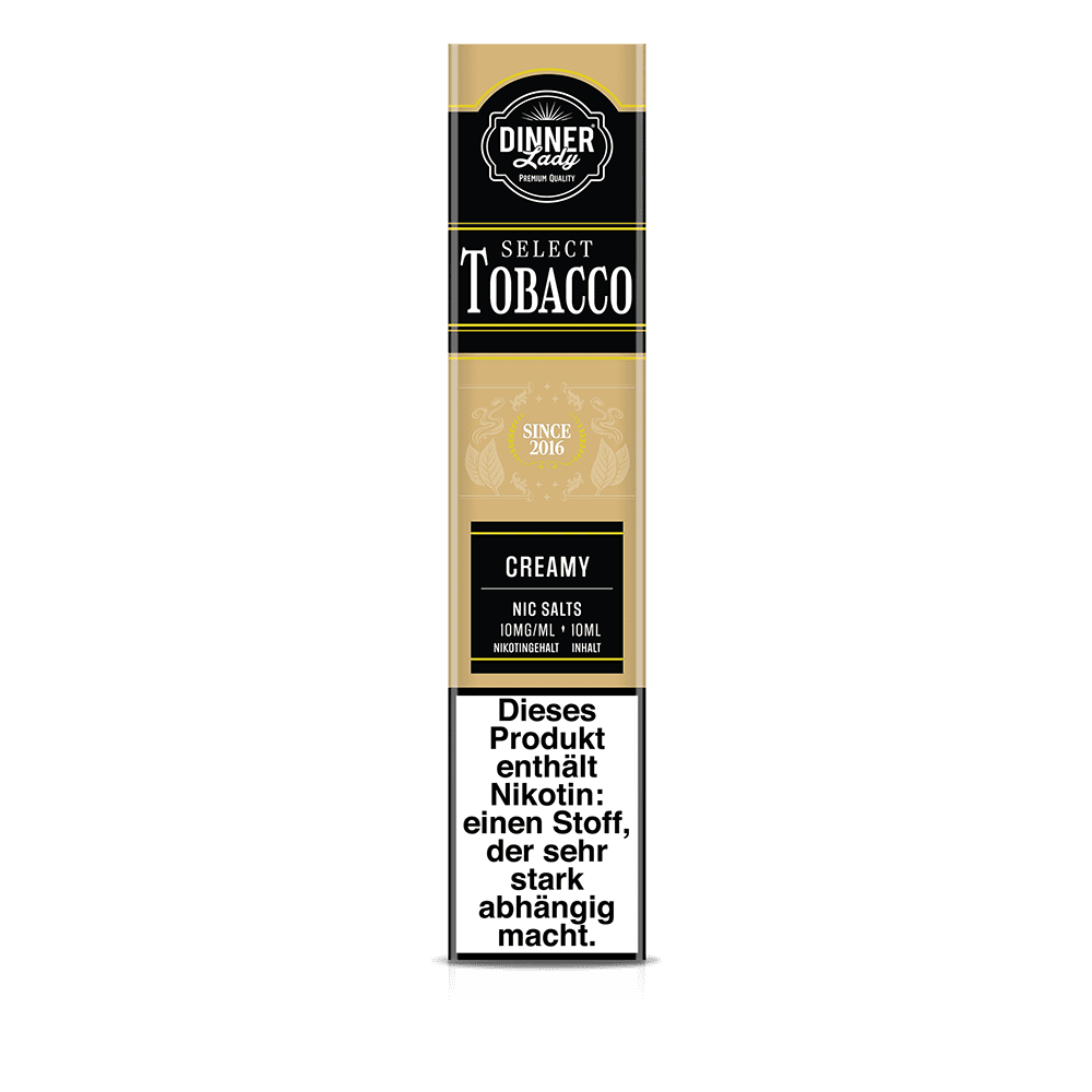 Dinner Lady Nikotinsalz - Creamy - 50/50 10ml Liquid 10mg 