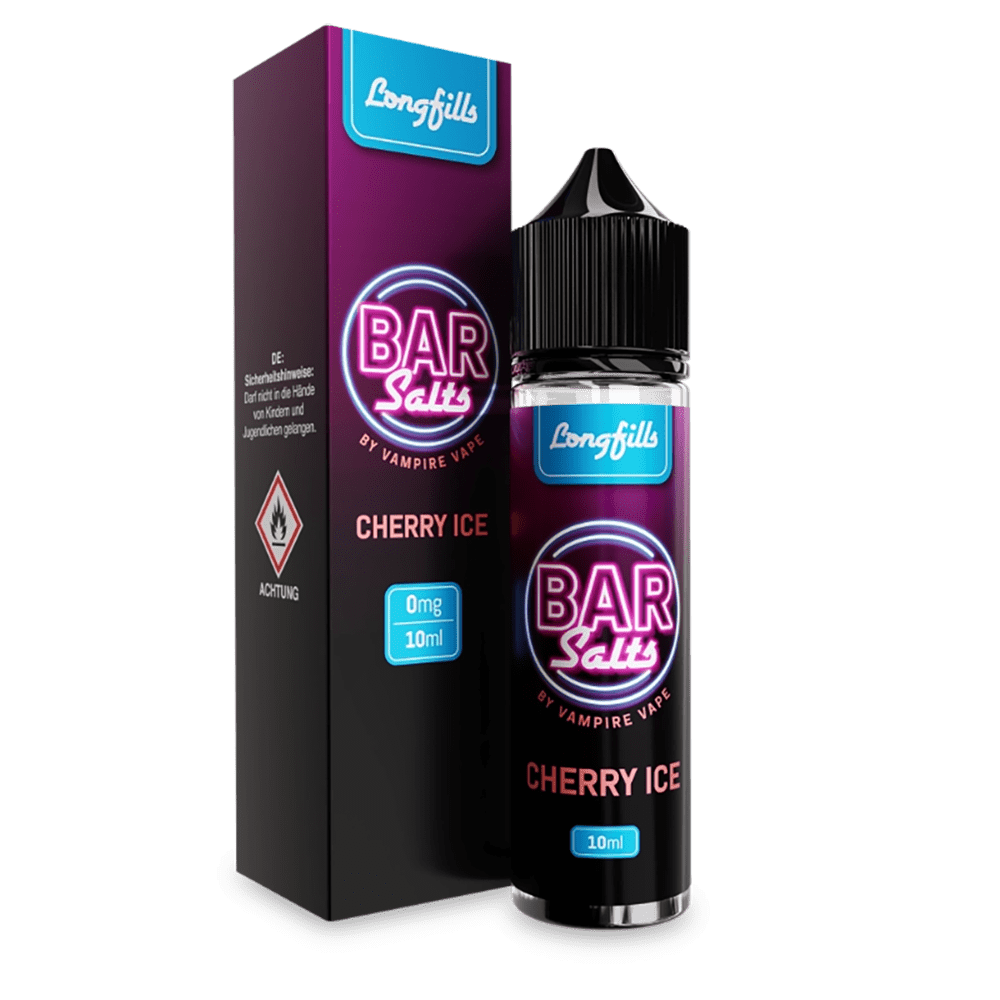 Bar Salts Aroma Longfill - Cherry Ice - 10ml in 60ml Flasche 