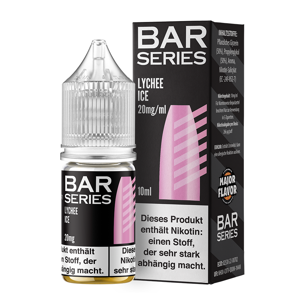 Bar Series Nikotinsalz - Lychee Ice - Liquid 10ml 20mg 