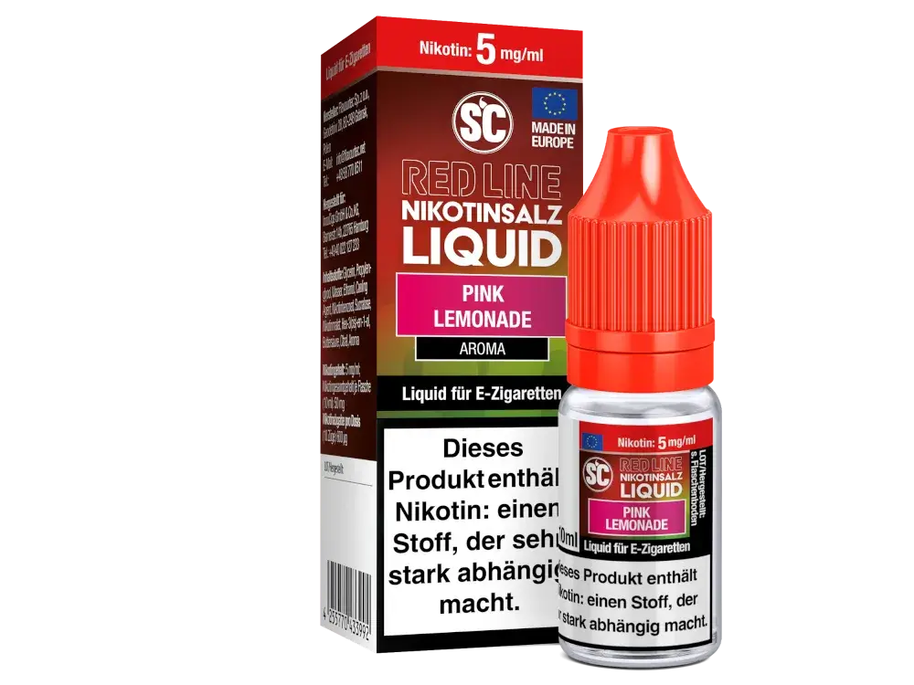 SC Red Line - Pink Lemonade 10ml Nikotinsalz Liquid