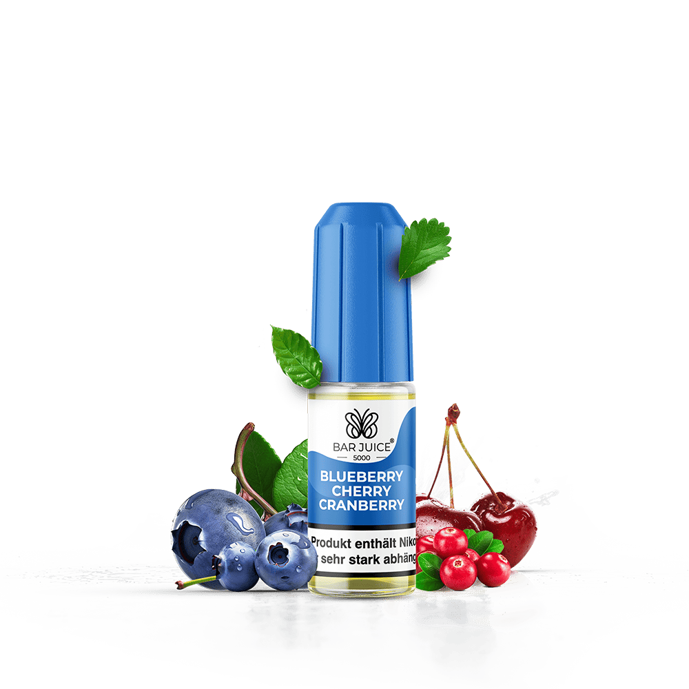 Bar Juice 5000 Nikotinsalz - Blueberry Cherry Cranberry - Liquid 10mg 10ml  C