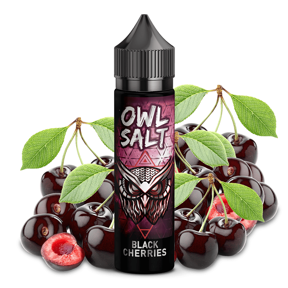 OWL Salt Aroma Longfill - Black Cherries - 10ml in 60ml Flasche C OWL Salt Aroma Longfill - Black Cherries - 10ml in 60ml Flasche C