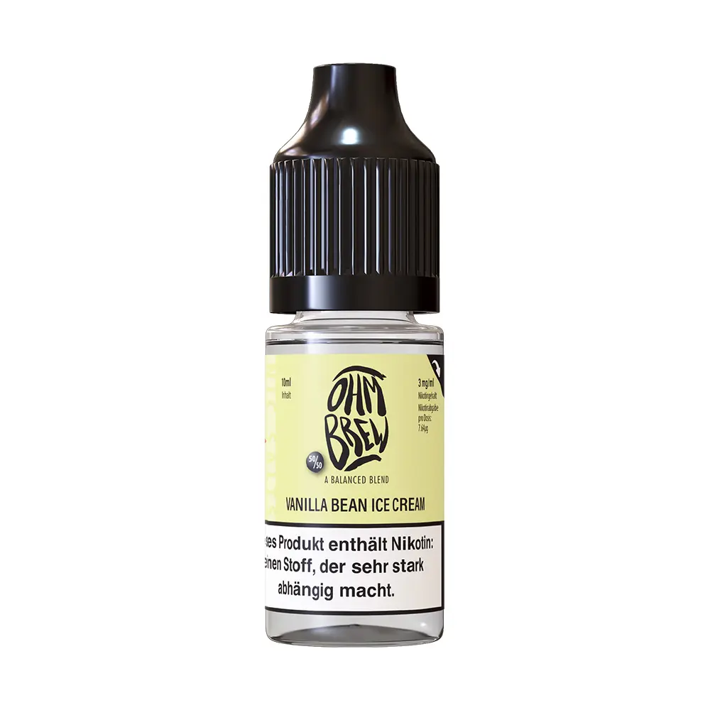 Ohm Brew Nikotinsalz - Vanilla Bean Ice Cream - Liquid 12mg Ohm Brew Nikotinsalz - Vanilla Bean Ice Cream - Liquid 12mg