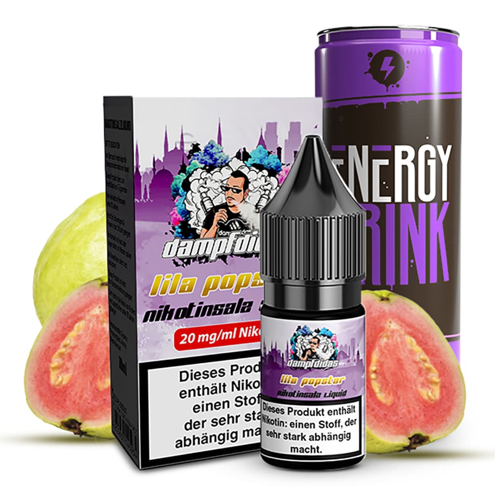 Dampfdidas Nikotinsalz - Lila Popstar - 10ml Liquid 20mg  C