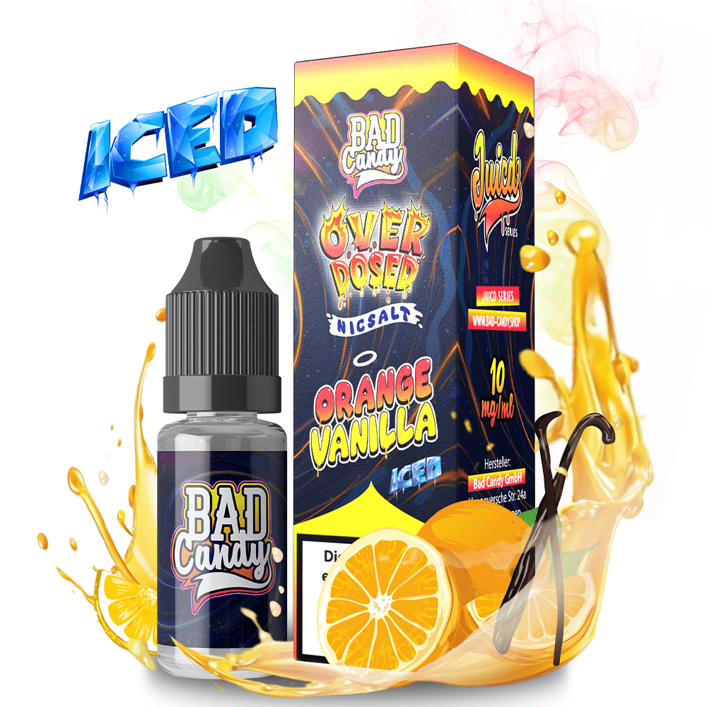 Bad Candy Nikotinsalz - Orange Vanilla Iced - Overdosed 10ml Liquid 10mg 
