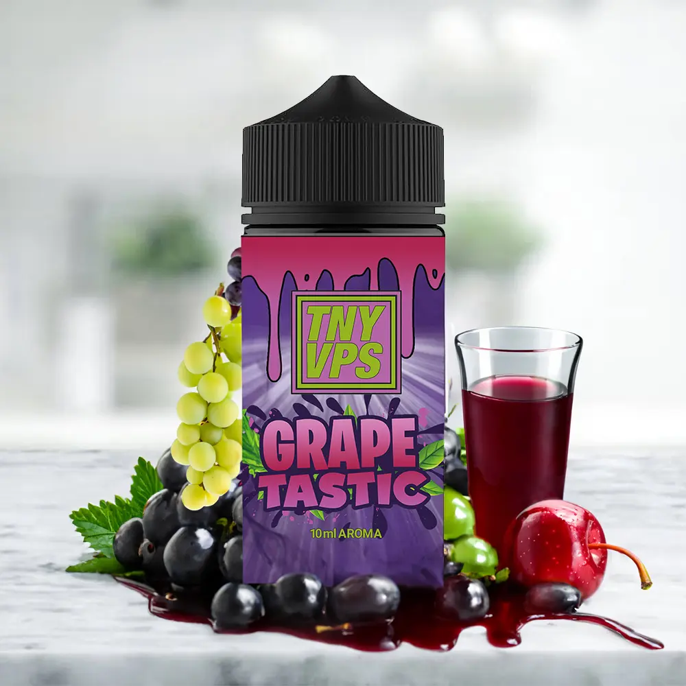 Tony Vapes Aroma Longfill - Grapetastic - 10ml in 100ml Flasche Tony Vapes Aroma Longfill - Grapetastic - 10ml in 100ml Flasche