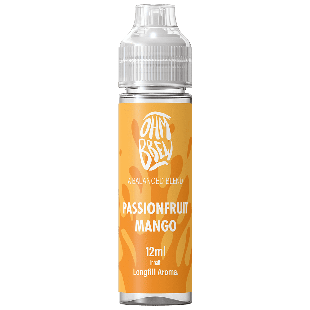 Ohm Brew Aroma Longfill - Passionsfrucht Mango - 12ml in 60ml Flasche 