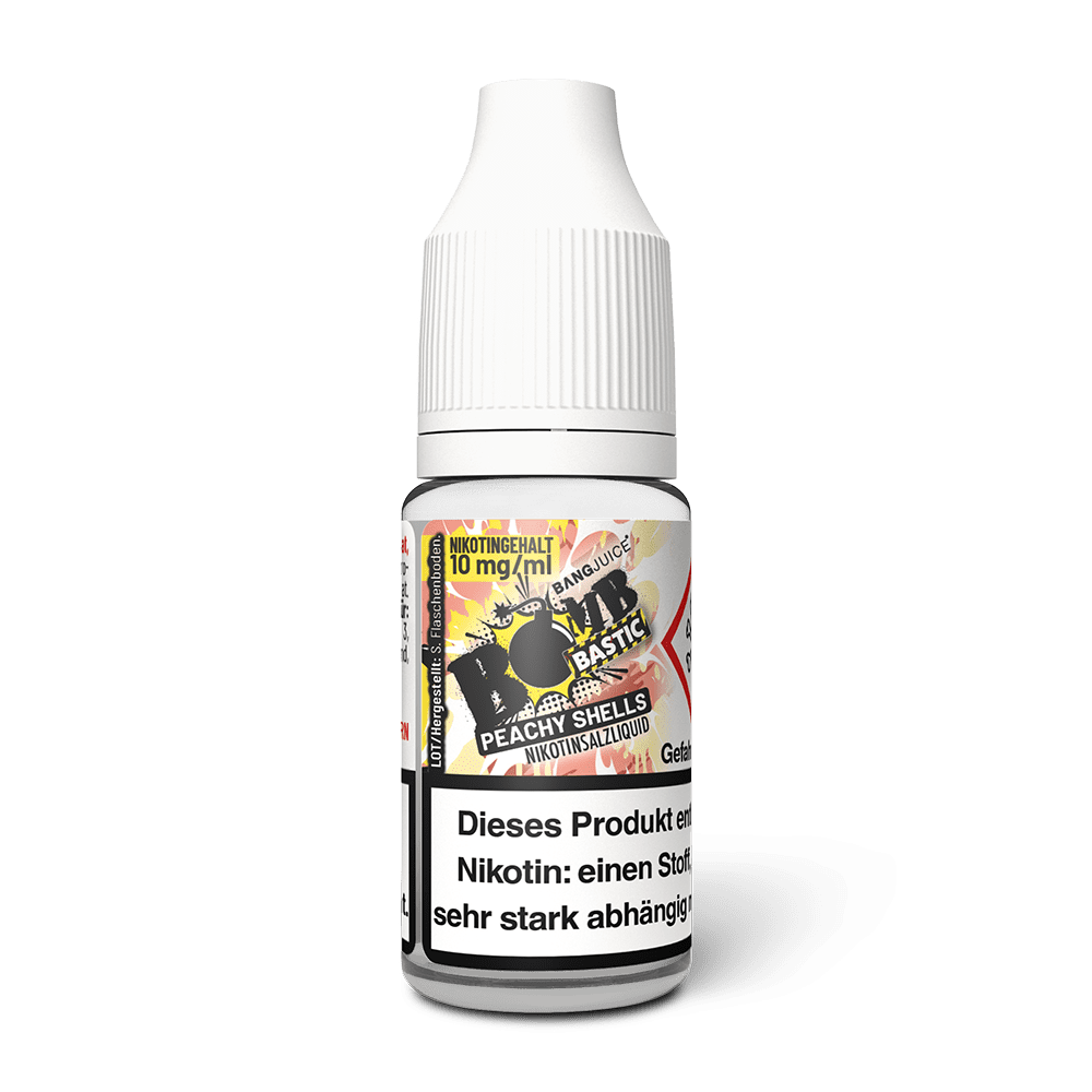 Bang Juice Bomb Bastic Nikotinsalz - Peachy Shells - 10mg 10ml 