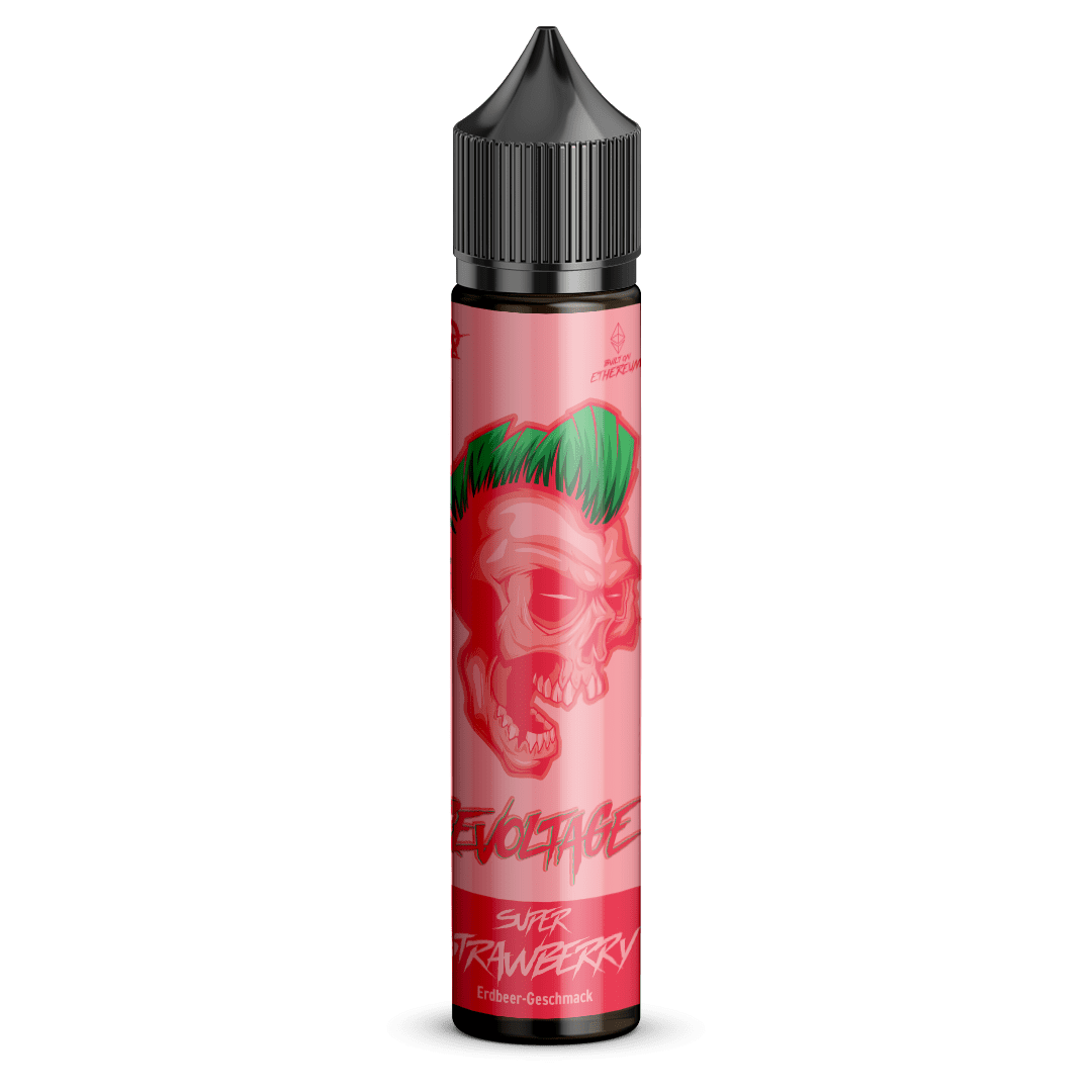 Revoltage Aroma Longfill - Super Strawberry - 15ml in 75ml Flasche 