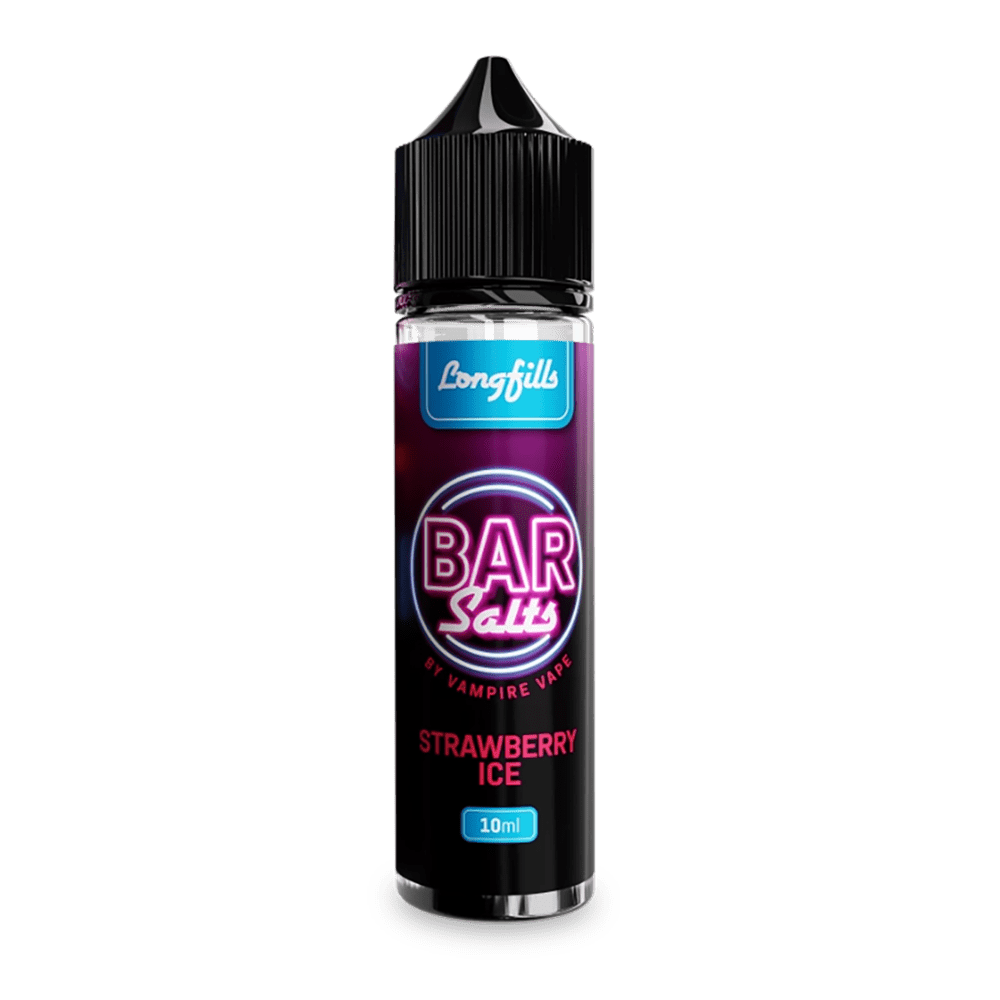 Bar Salts Aroma Longfill - Strawberry Ice - 10ml in 60ml Flasche 