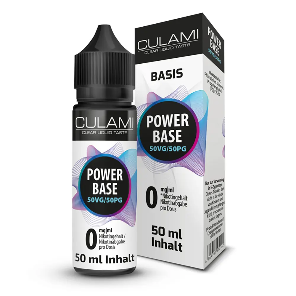 Culami Power Base - 50/50 - 0mg 50ml Culami Power Base - 50/50 - 0mg 50ml