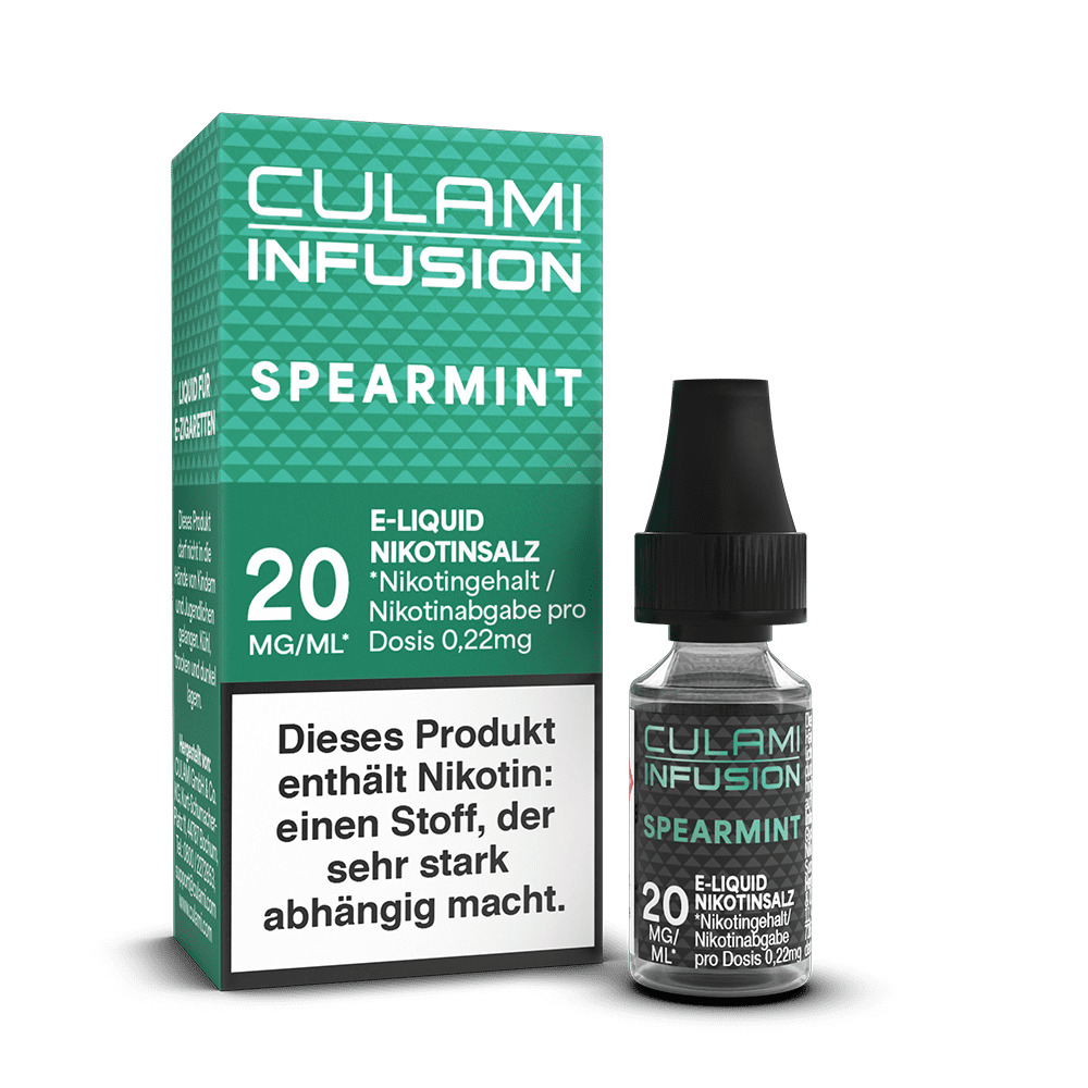 Culami Infusion Nikotinsalz - Spearmint - Liquid 20mg 10ml  Culami Infusion Nikotinsalz - Spearmint - Liquid 20mg 10ml