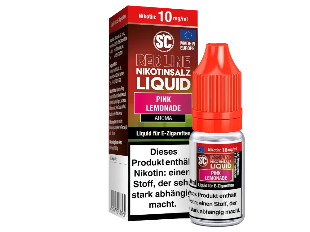 SC Red Line - Pink Lemonade 10ml Nikotinsalz Liquid