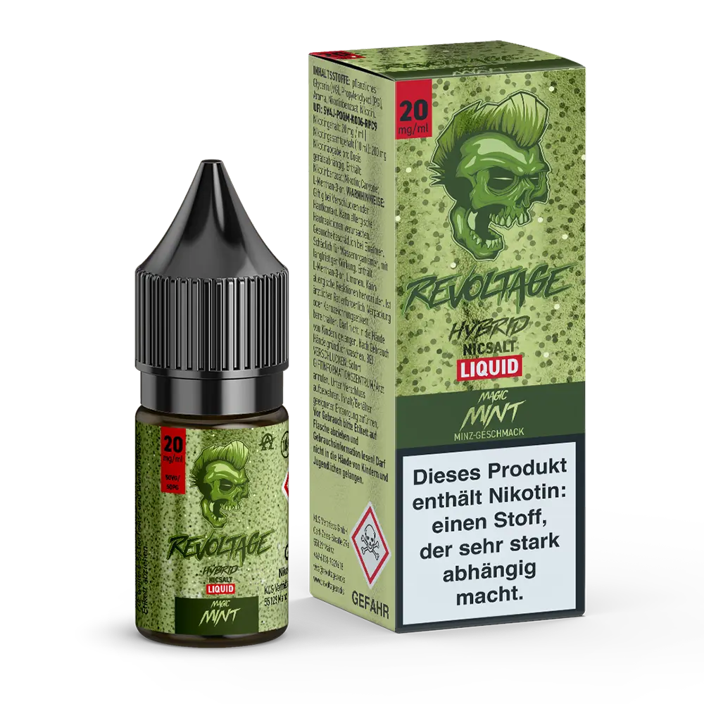 Revoltage Hybrid Nikotinsalz - Magic Mint - 20mg 10ml 