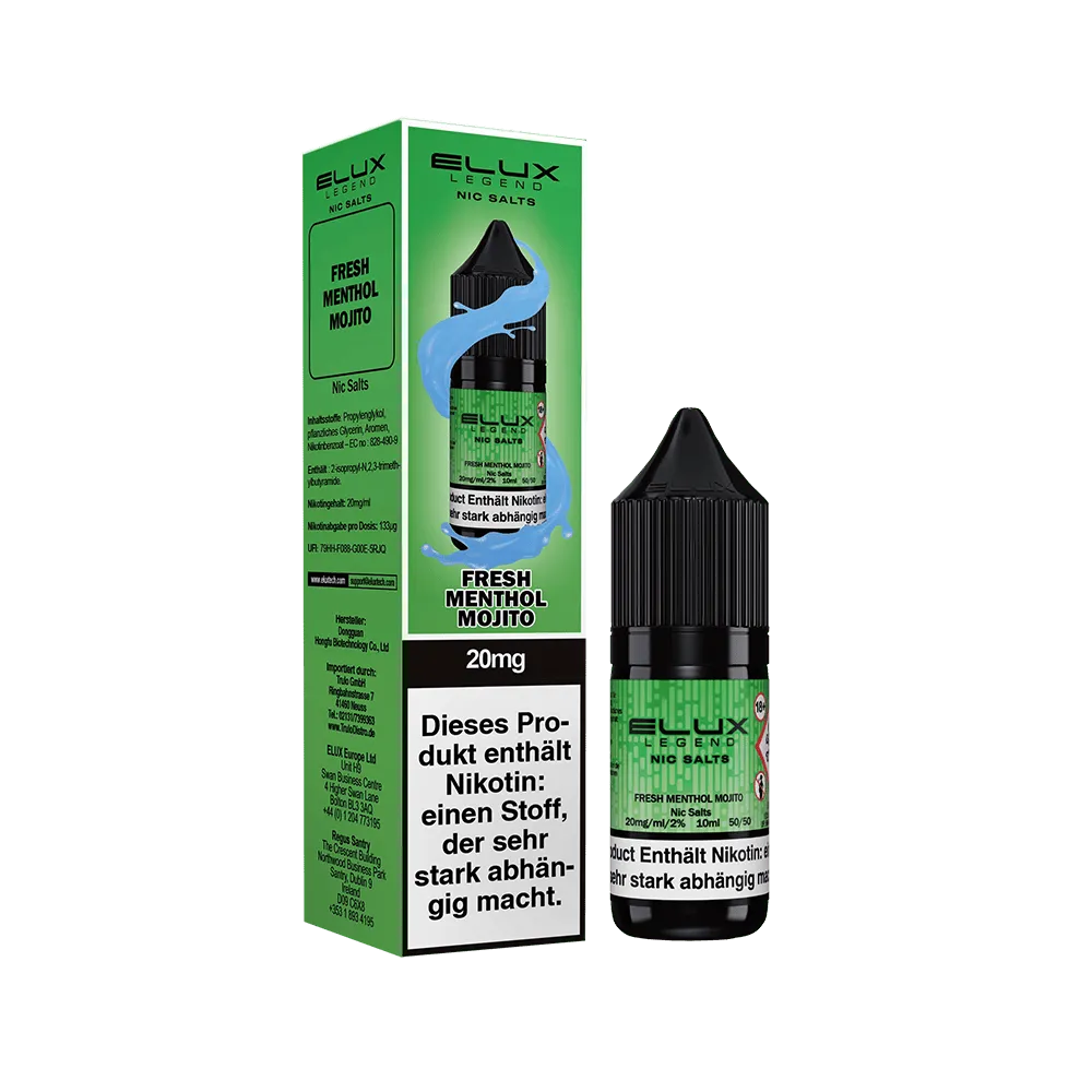 Elux - Fresh Menthol Mojito 10ml Nikotinsalz Liquid