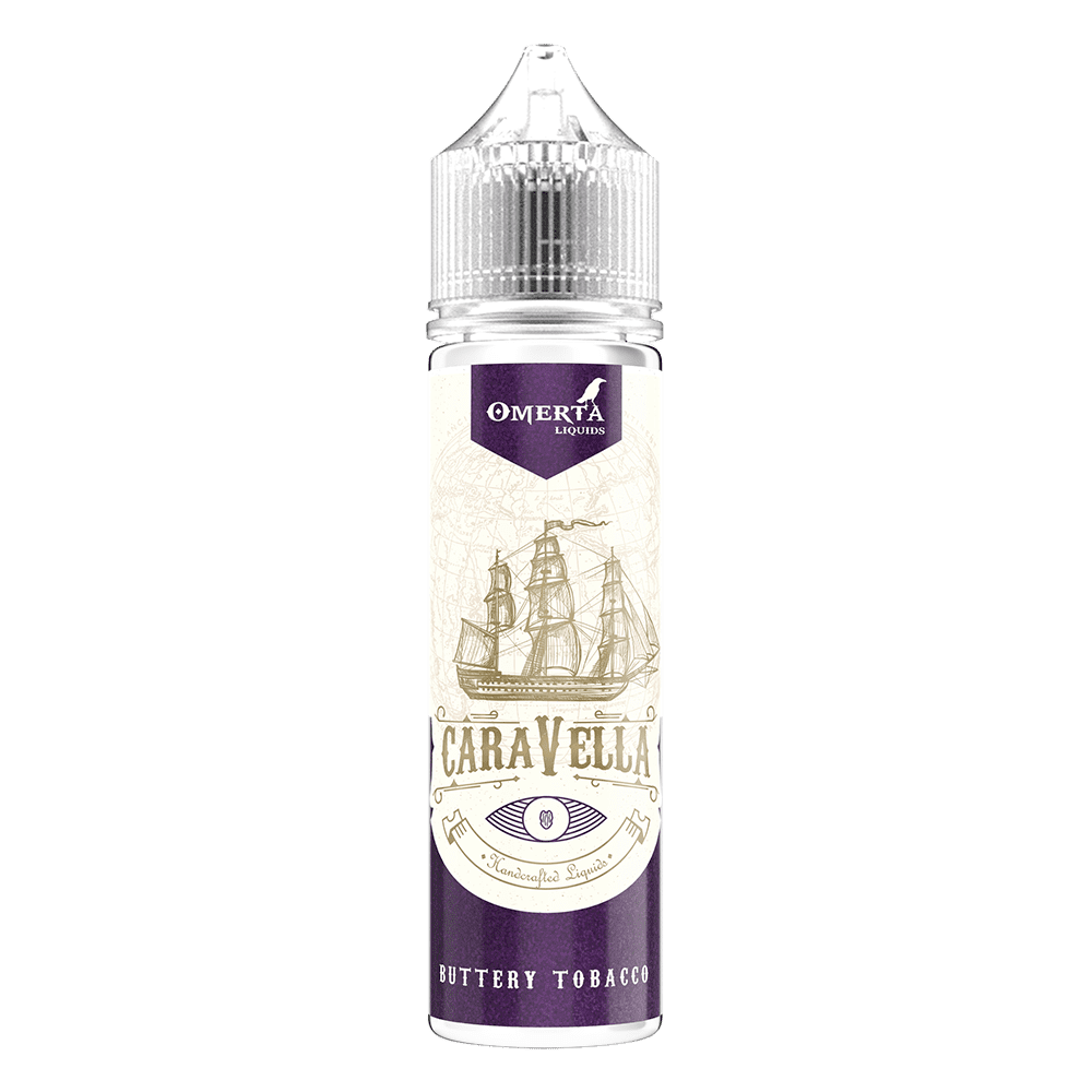 Omerta Aroma Longfill - Caravella Buttery Tobacco - 10ml Aroma in 60ml Flasche 