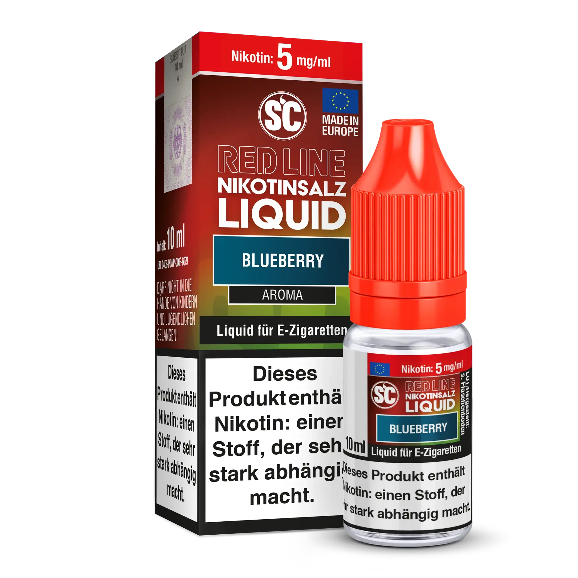 SC Red Line - Blueberry 10ml Nikotinsalz Liquid