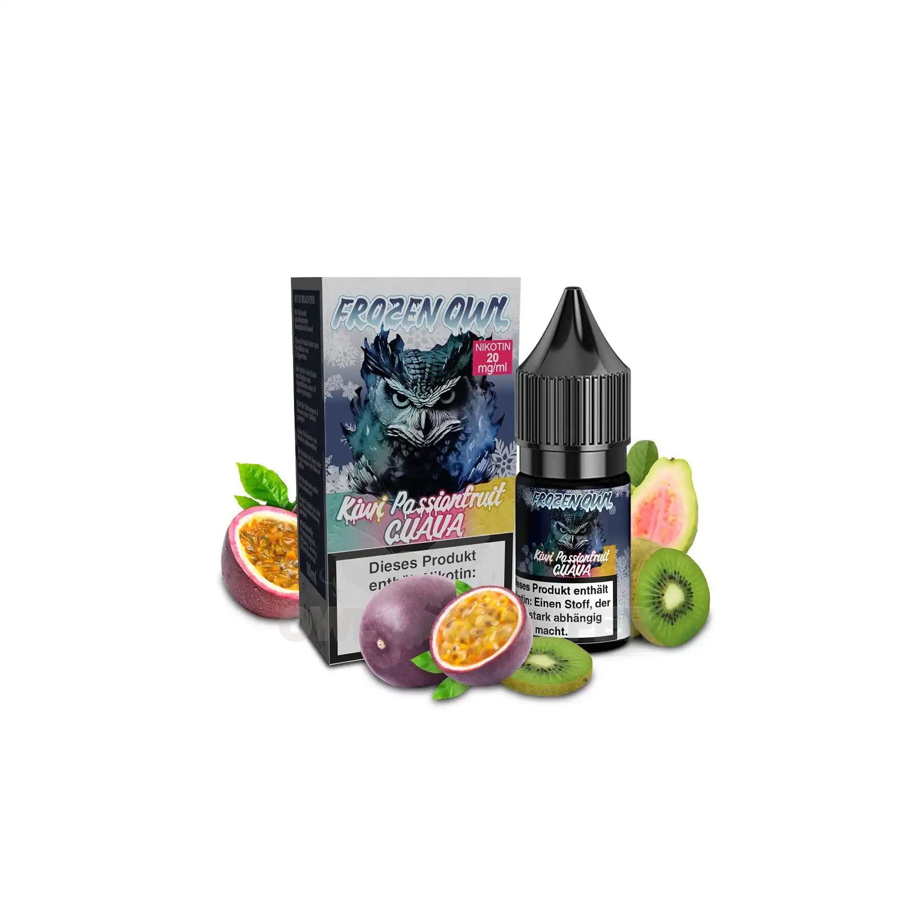 Frozen OWL Kiwi Passionfruit Guava Nikotinsalz Liquid 10 ml 20 mg