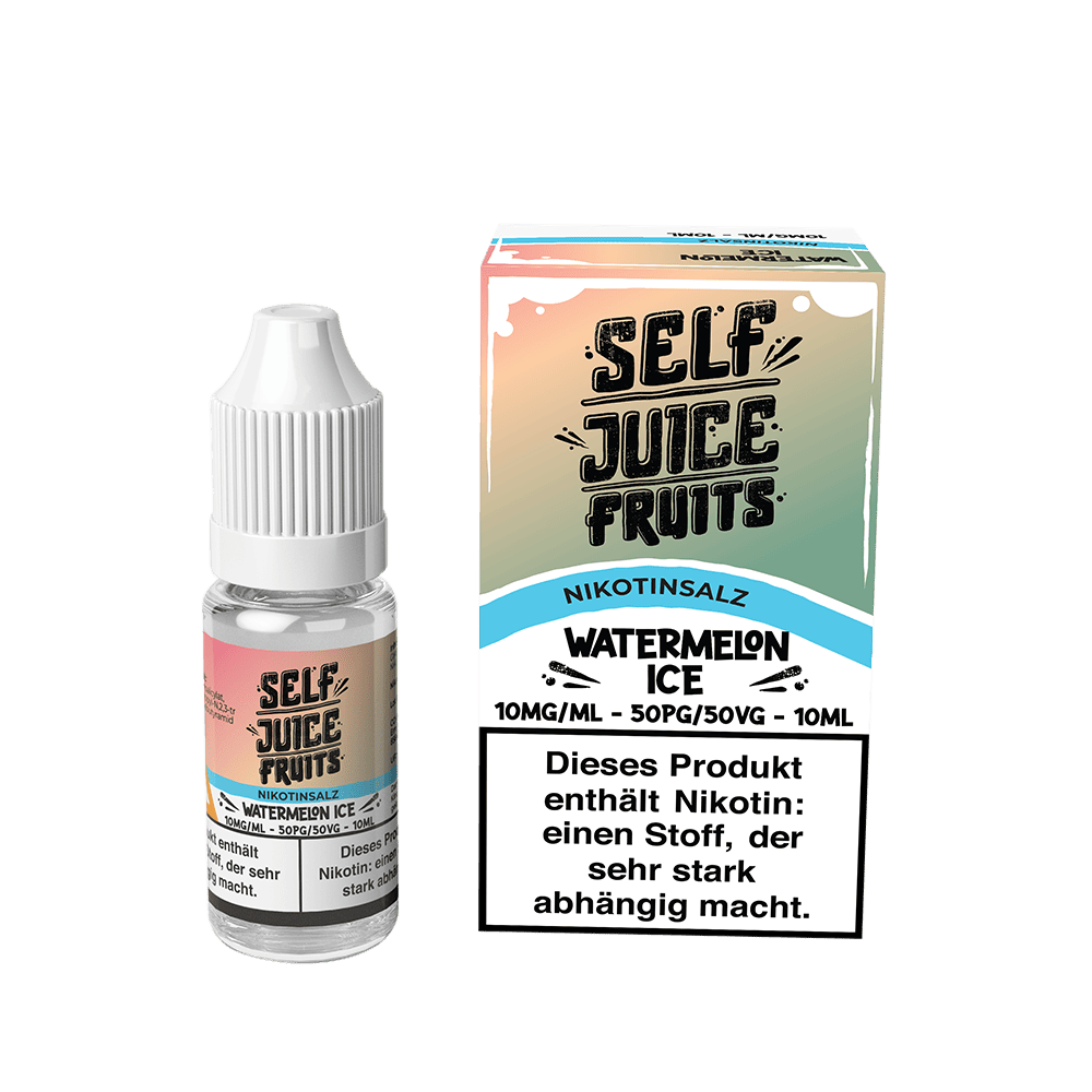 Self Juice Nikotinsalz - Watermelon Ice - 10ml Liquid 10mg Self Juice Nikotinsalz - Watermelon Ice - 10ml Liquid 10mg
