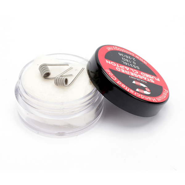 Coilology Staggered Fused Clapton 0,18 Ohm/Dual SS316L (1VE=2Stk.) Coilology Staggered Fused Clapton 0,18 Ohm/Dual SS316L (1VE=2Stk.)