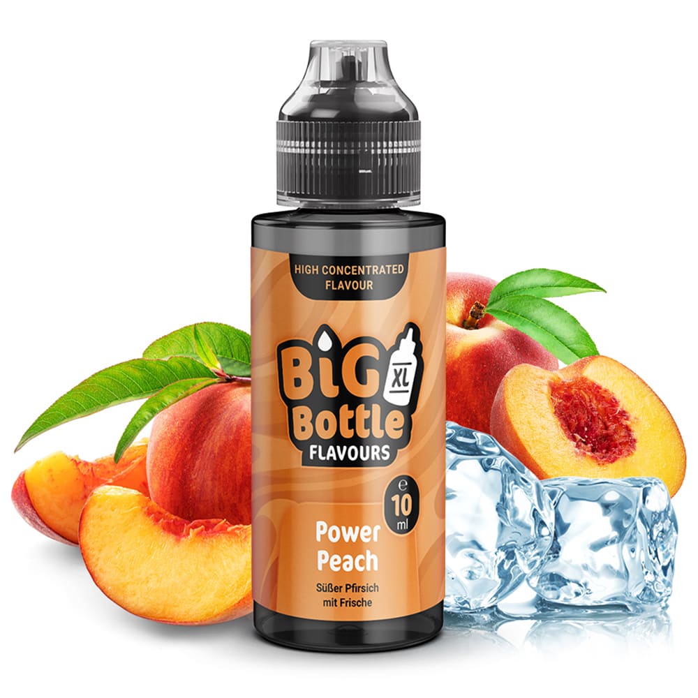 Big Bottle Flavours Aroma - Power Peach - 10ml in 120ml Flasche Big Bottle Flavours Aroma - Power Peach - 10ml in 120ml Flasche