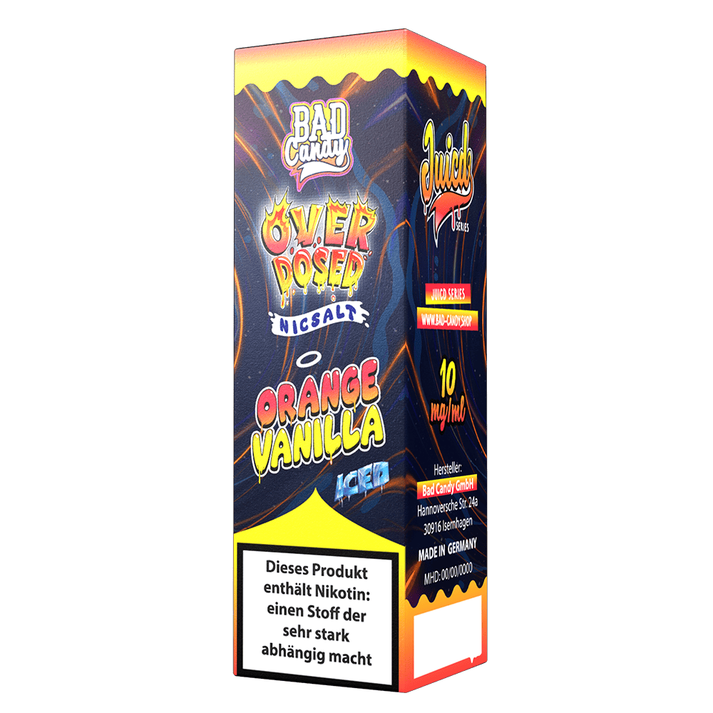 Bad Candy Nikotinsalz - Orange Vanilla Iced - Overdosed 10ml Liquid 20mg 