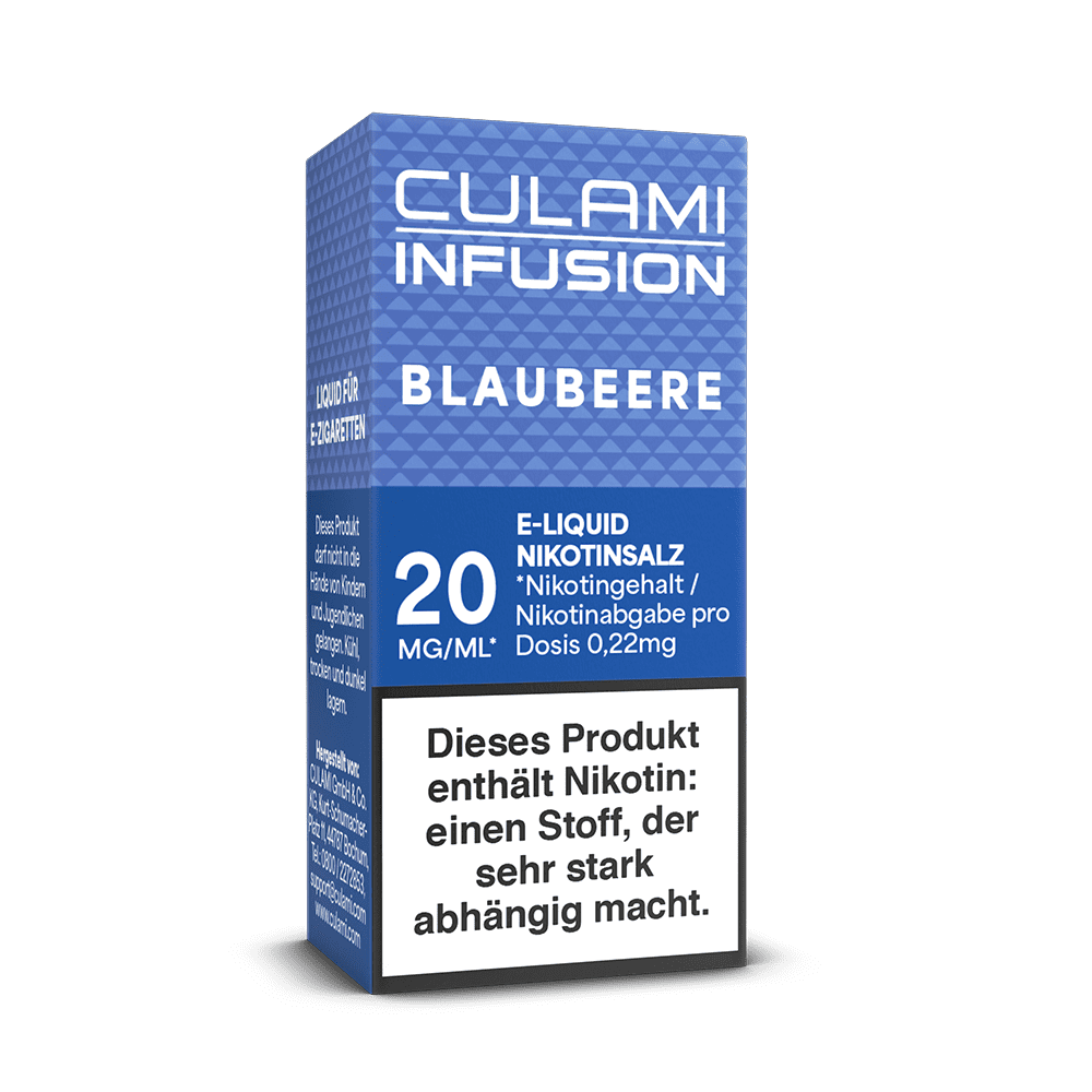 Culami Infusion Nikotinsalz - Blaubeere - Liquid 20mg 10ml 