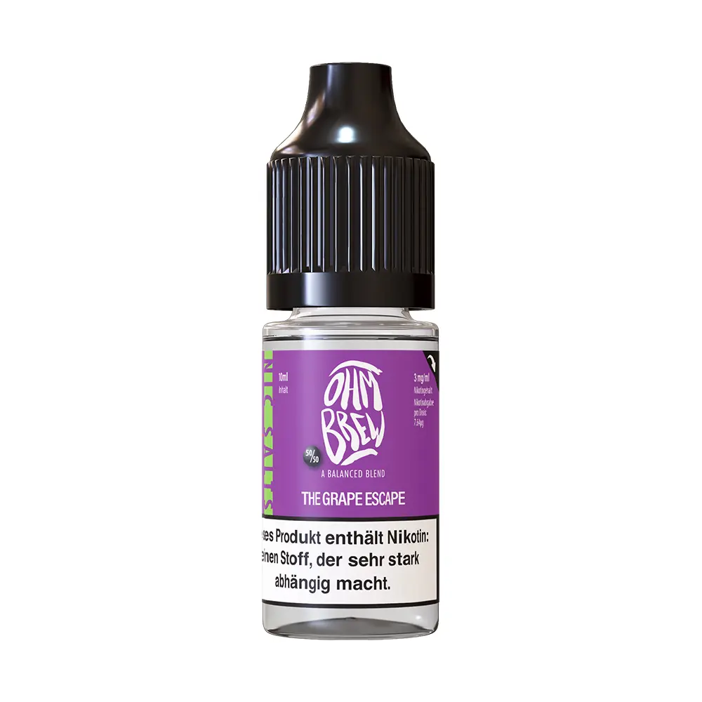 Ohm Brew The Grape Escape Nikotinsalzliquid 3mg  Ohm Brew The Grape Escape Nikotinsalzliquid 3mg