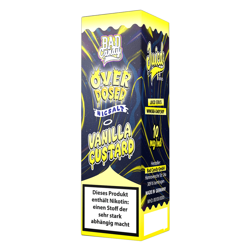 Bad Candy Nikotinsalz - Vanilla Custard - Overdosed 10ml Liquid 20mg 