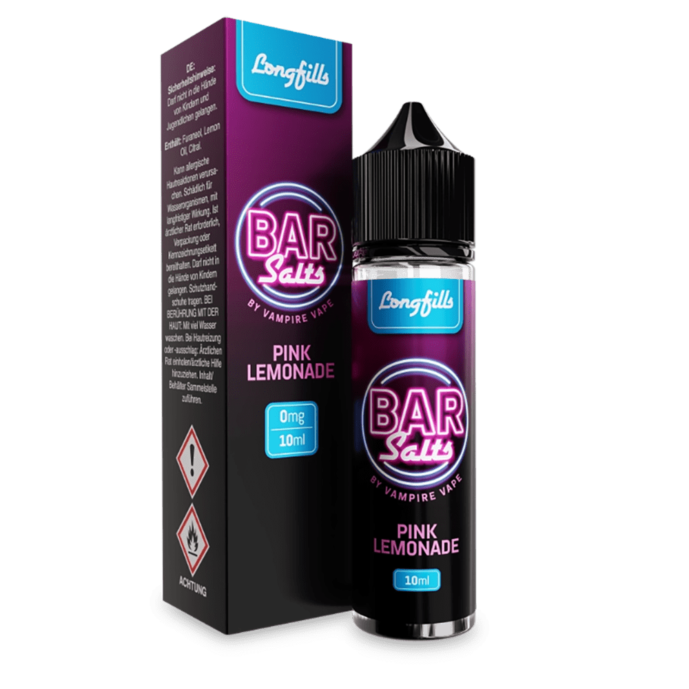 Bar Salts Aroma Longfill - Pink Lemonade - 10ml in 60ml Flasche Bar Salts Aroma Longfill - Pink Lemonade - 10ml in 60ml Flasche