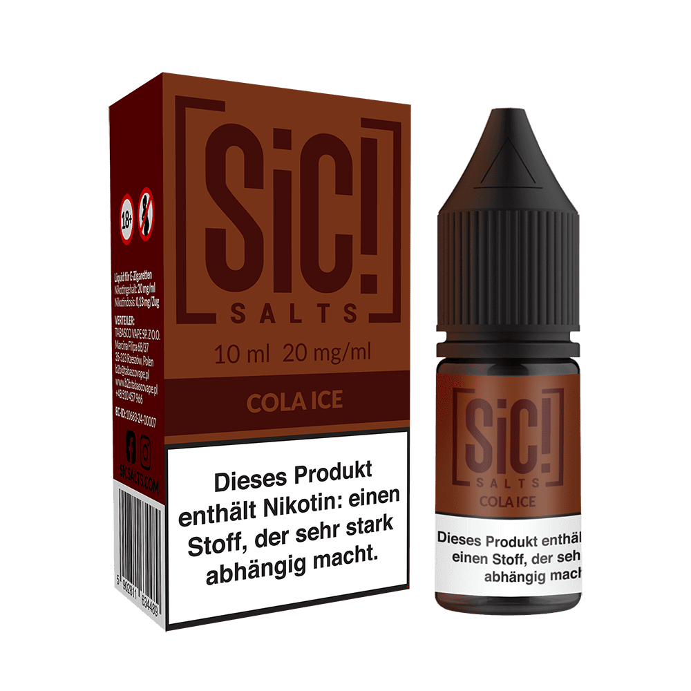 SIC Nikotinsalz - Cola Ice -10ml Liquid 20mg 