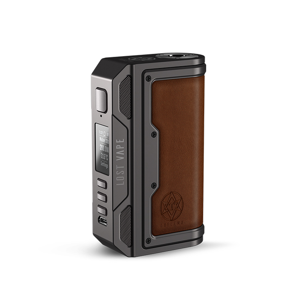 Lost Vape Thelema DNA 250C Mod Gunmetal-Calf-Leather Lost Vape Thelema DNA 250C Mod Gunmetal-Calf-Leather