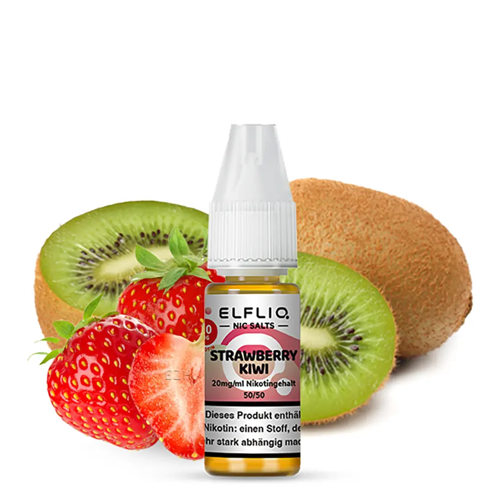 Elfliq by Elfbar Nikotinsalz - Strawberry Kiwi - Liquid 20mg 10ml Elfliq by Elfbar Nikotinsalz - Strawberry Kiwi - Liquid 20mg 10ml