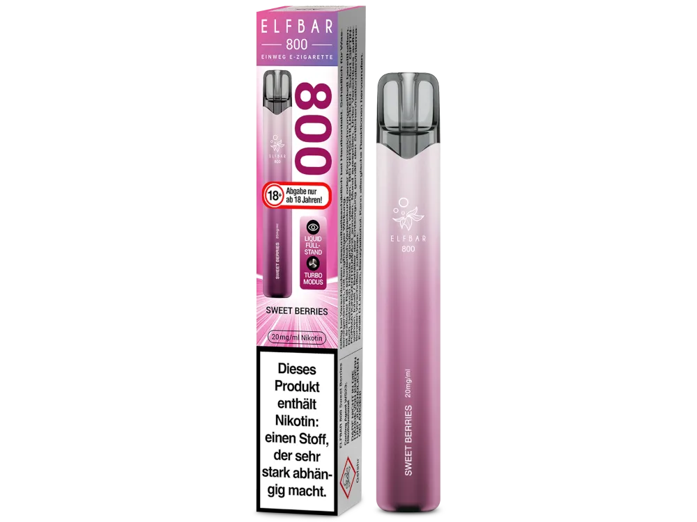 Elfbar 800 Einweg E-Zigarette - Sweet Berries