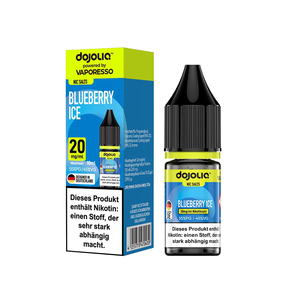 Dojoliq - Blueberry Ice 10ml Nikotinsalz Liquid